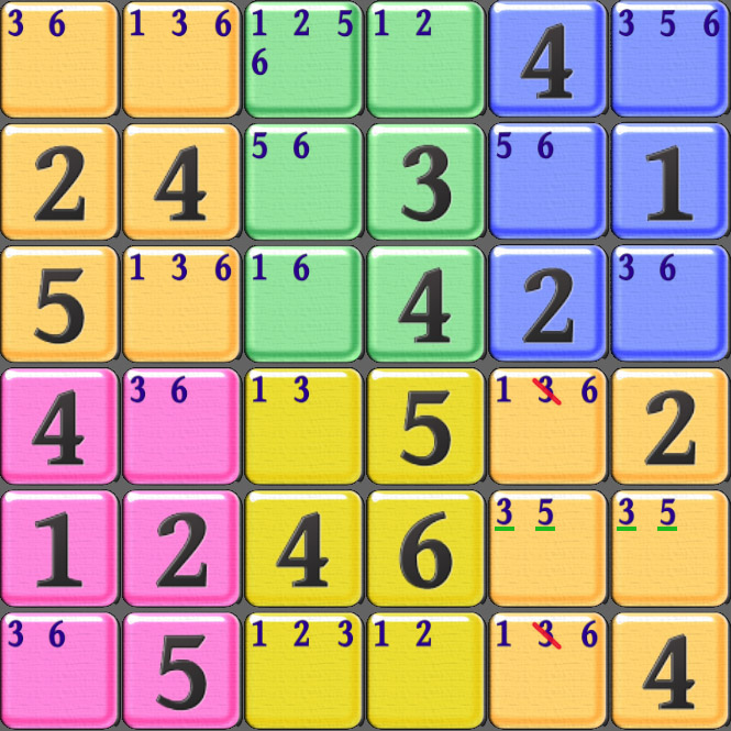 Naked pair in Sudoku solving 