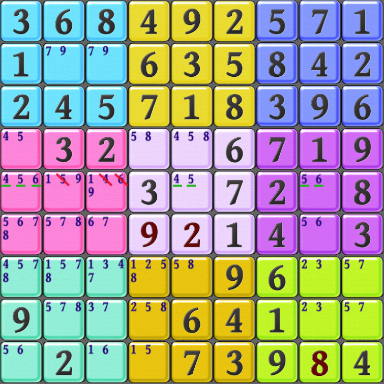 Naked triplet in Sudoku Solving